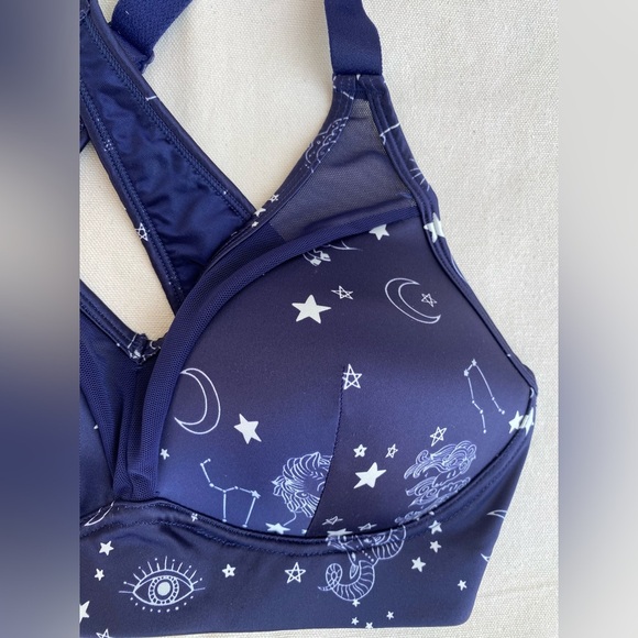 Adore Me Navy Celestial Print Bra 34C Like NEW - Picture 3 of 4